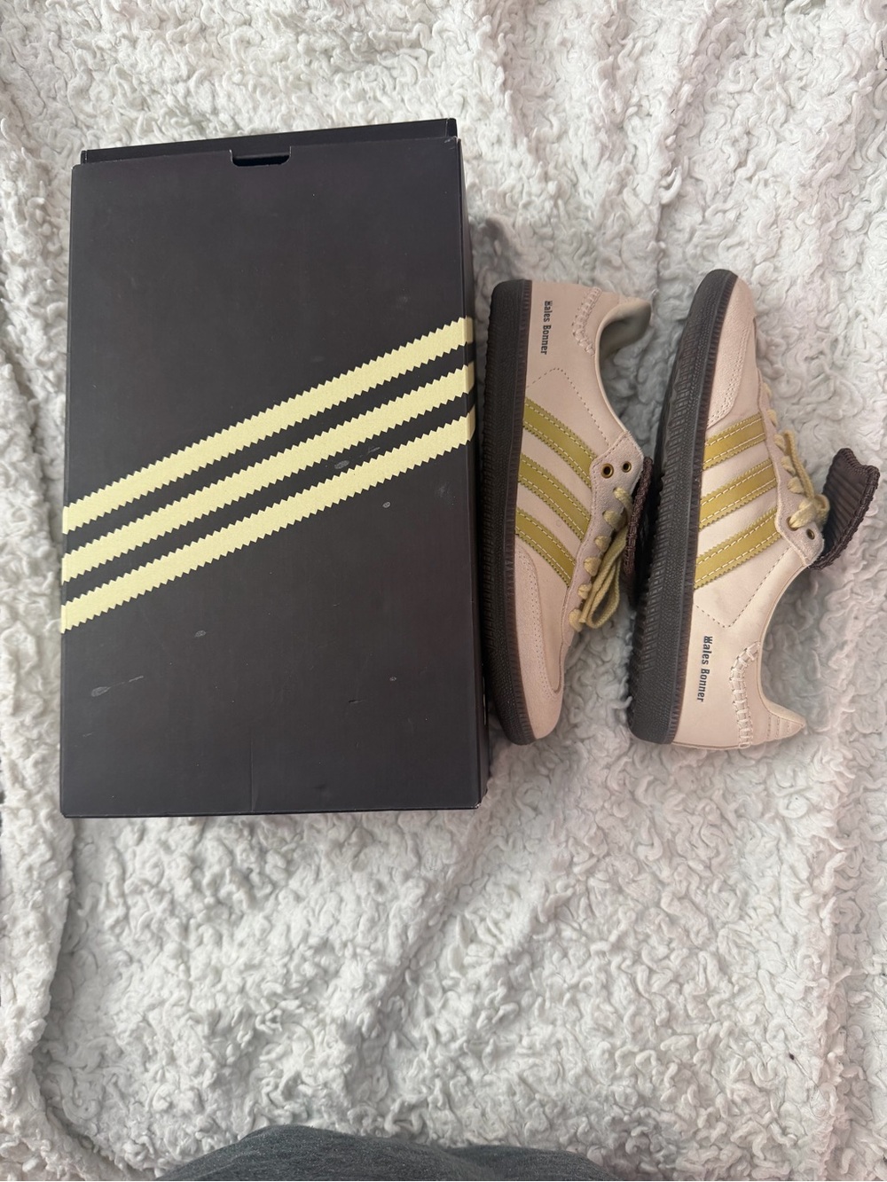 Wales Bonner x Adidas Samba in Ecru Tint